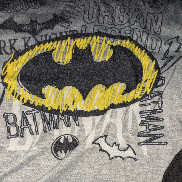 💥5/20$ Batman Kids Pajama Set - Black and Yellow - Picture 4 of 4